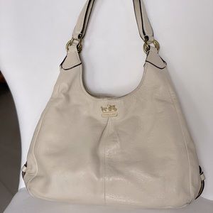 COACH Cream hobo bag